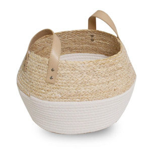 LE MARQUIER - Panier A Bûches Et A Granules Bicolor Natura