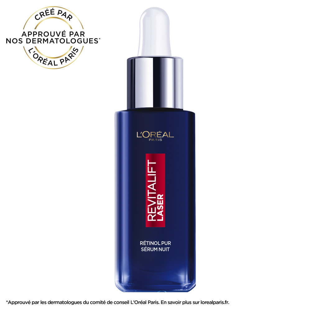 L'Oréal Paris Revitalift Laser Sérum Nuit Rétinol Pur rides profondes 30ml