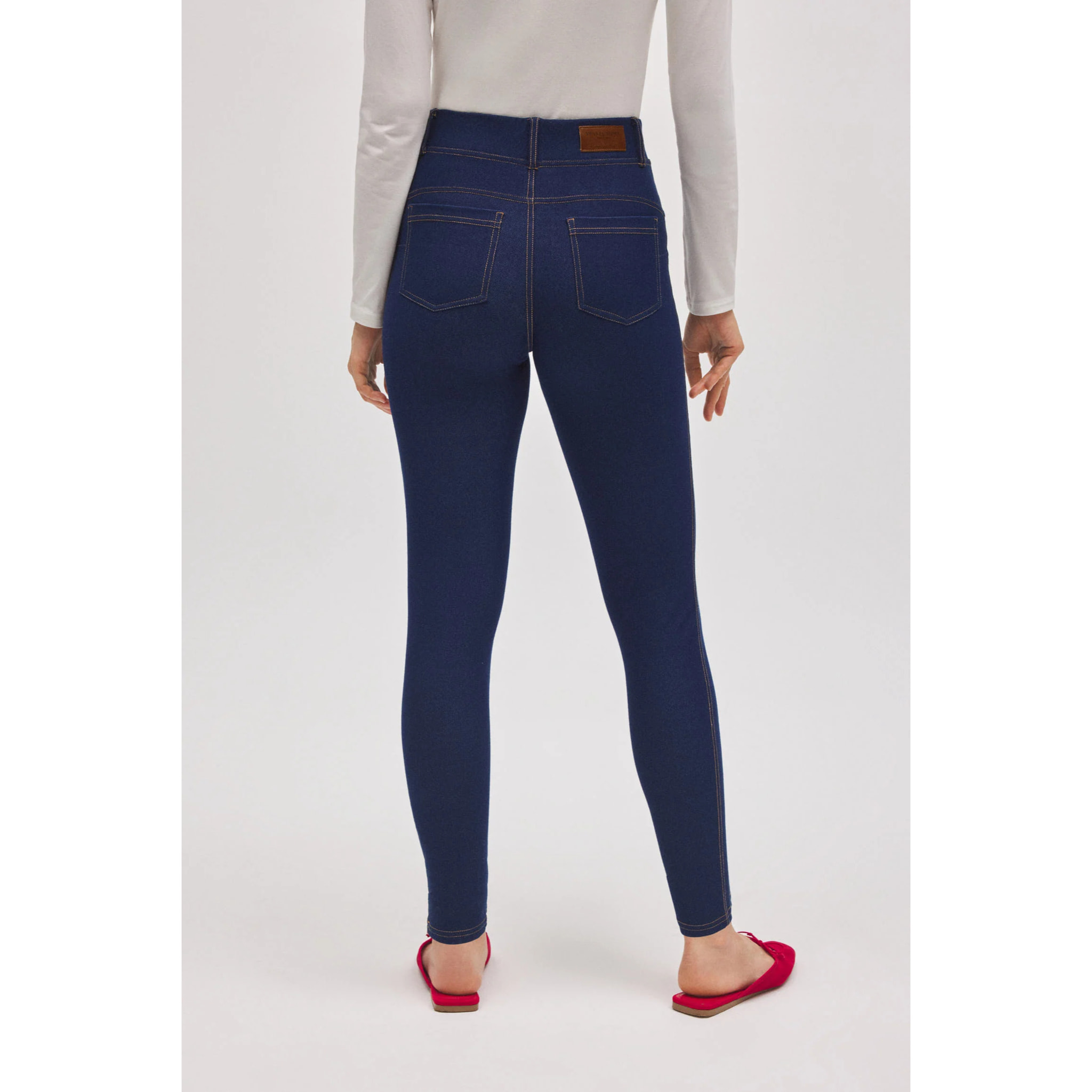 Jeans skinny elasticizzati blu navy