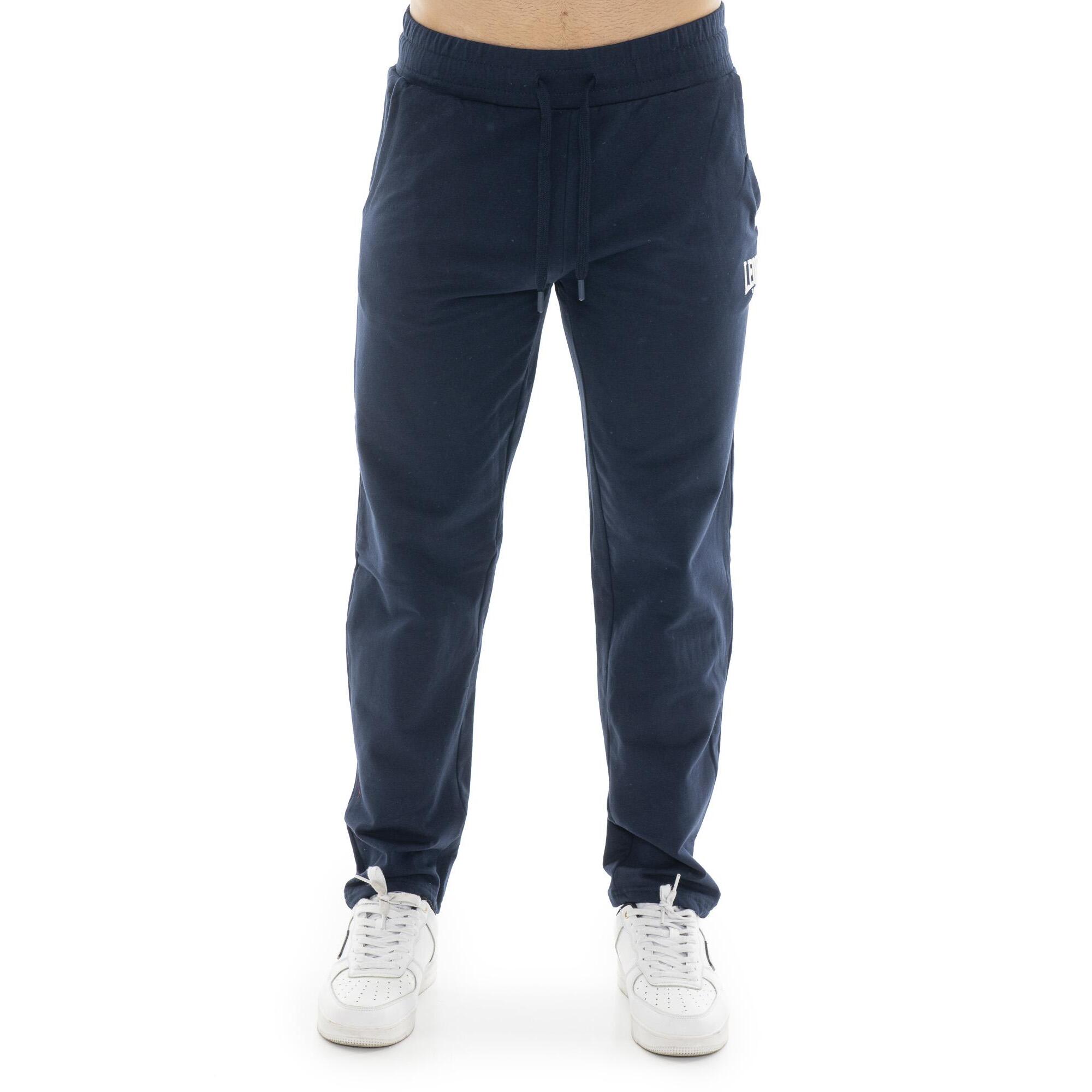 Pantalone sportivo invernale da uomo senza polsino con logo piccolo 'Basic'