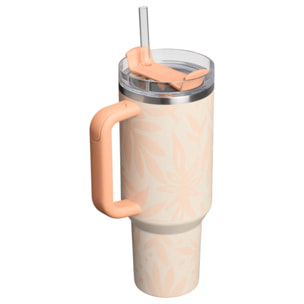Botella de agua Isotermica - 1,18L - QUENCHER® H2.O FLOWSTATE™ TUMBLER - Apricot Palms