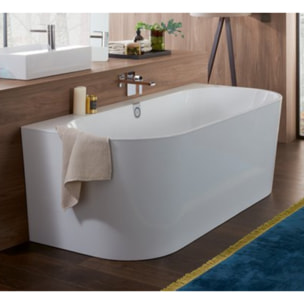 Baignoire îlot 180 x 80 VILLEROY & BOCH Oberon 2.0 blanc mat