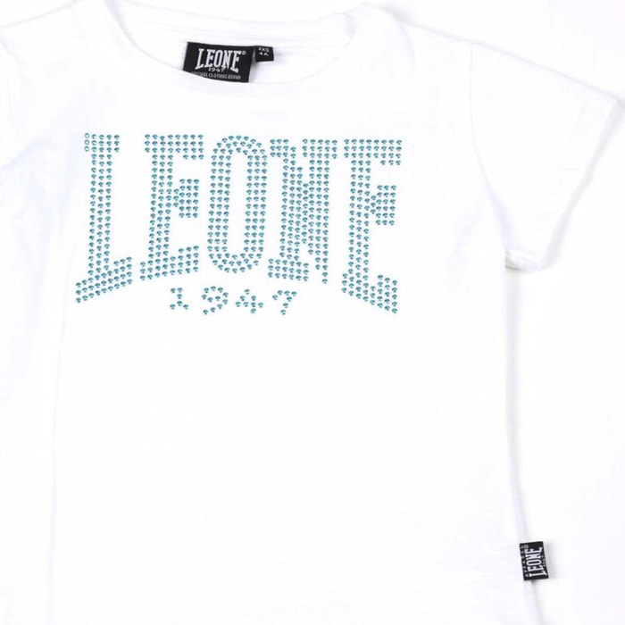 Camiseta Leone Bright de algodón de manga corta para niña