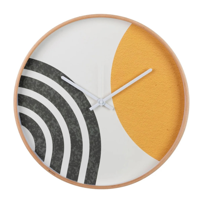 Reloj Pared Metal Blanco 40x4,5x40 Cm