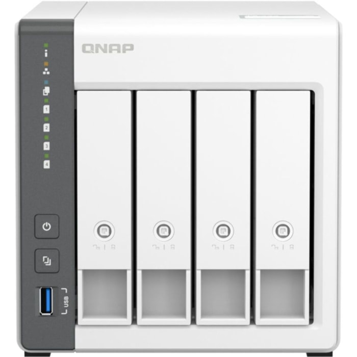 Serveur NAS QNAP TS-433-4G - NAS 4 baies