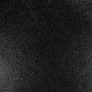 Fauteuil noir en croute de cuir enduite - Club