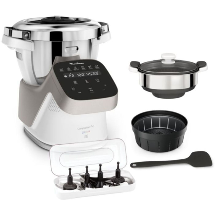 Robot cuiseur MOULINEX companion pro + cuiseur vapeur YY5286FG