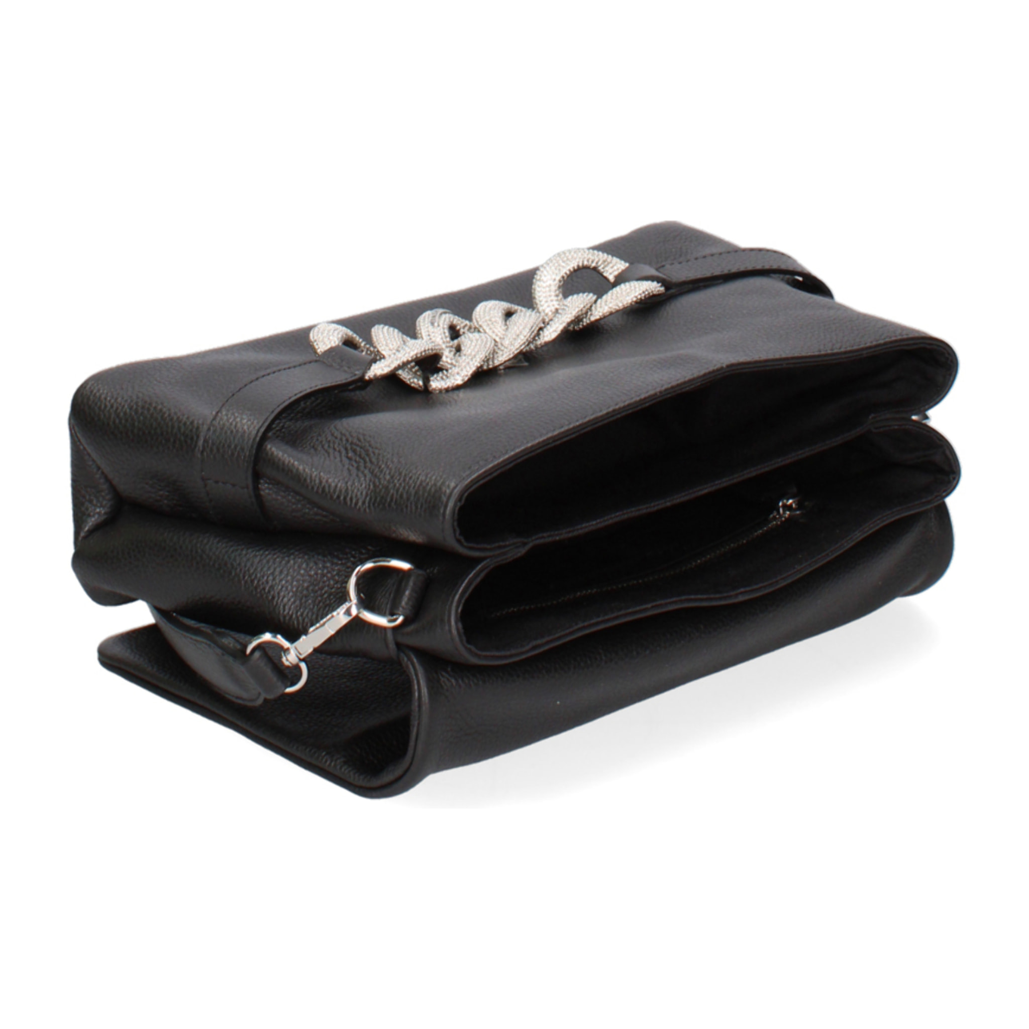 Borsa a spalla da donna In Vera pelle Made in Italy 27x17x11 cm