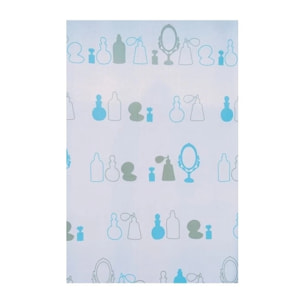 Rideau de douche Polyester PARIS 180x200cm QUALITE PREMIUM Bleu MSV