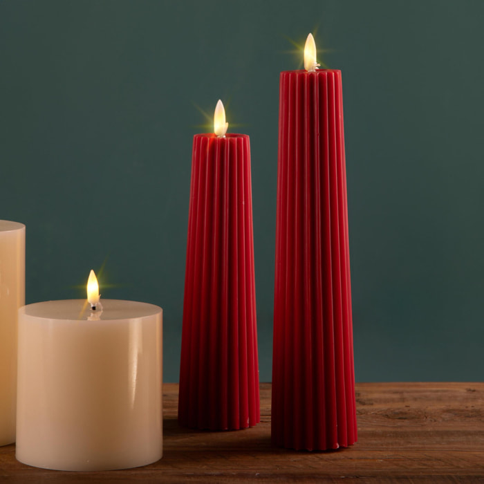 Candela cera - Pezzi 4 - 6xH21x6cm - Bianchi Dino SpA
