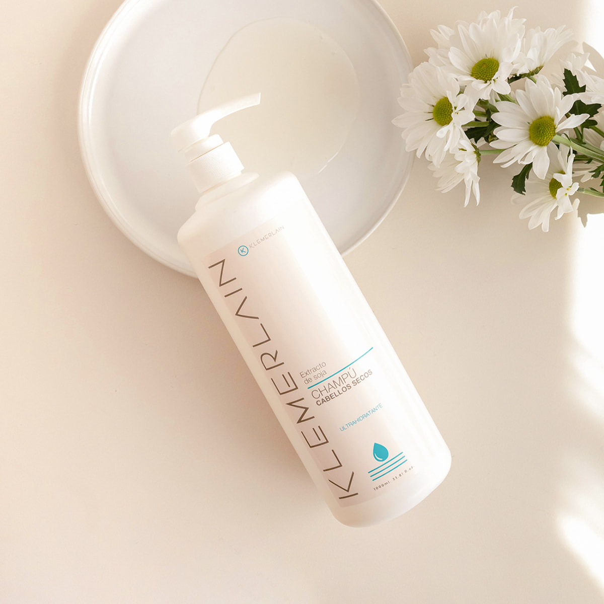 Klemerlain champú ultrahidratante para cabellos secos - 1000 ml