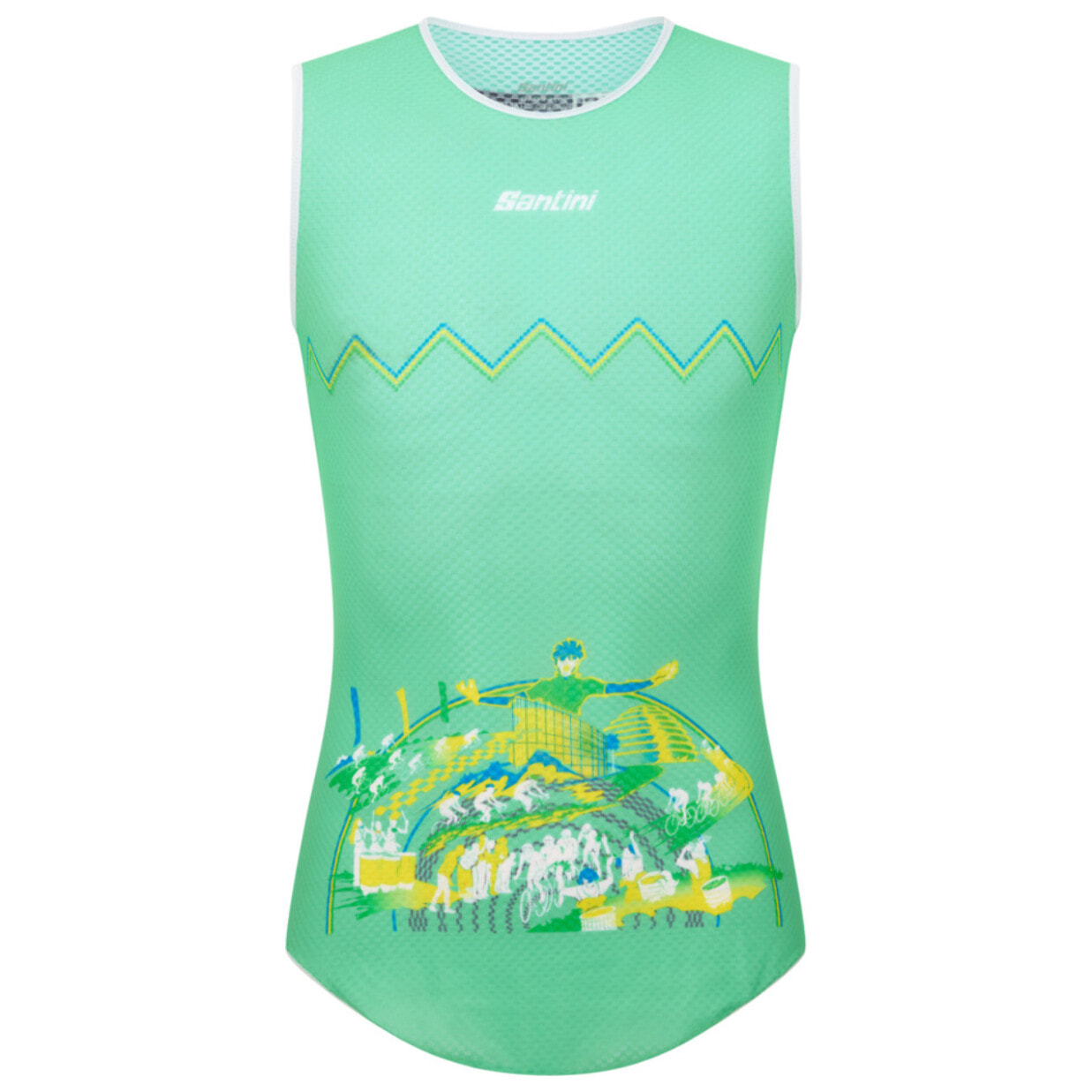 2025 Uci Road World Championships - Canotta Intima Kigali - Print - Uomo