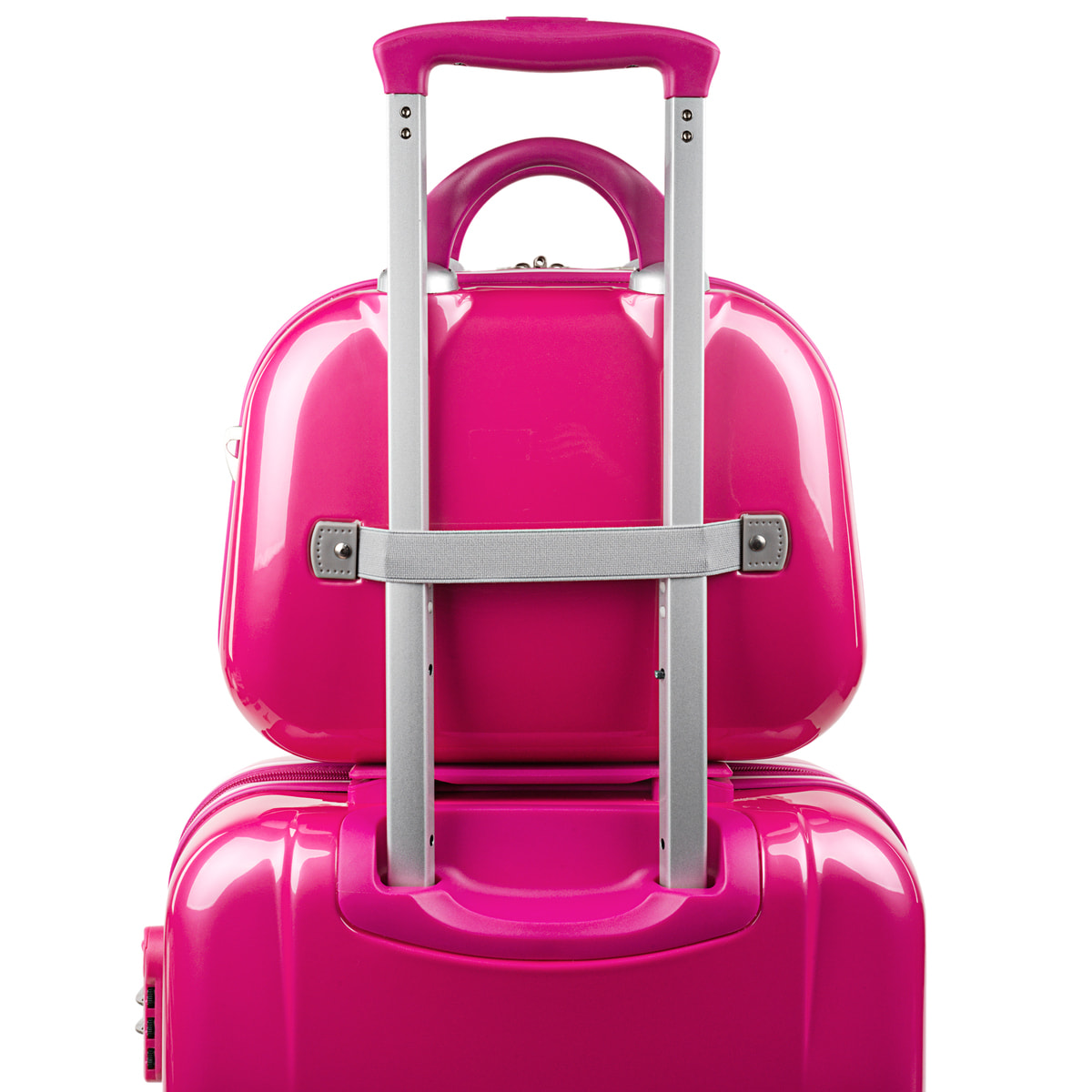 Juego De Maletas Pc Itaca Stickers Fucsia