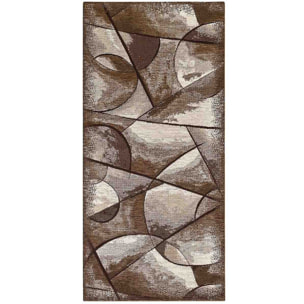 Tappeto Multiuso Cucina Bagno Moderno Marrone