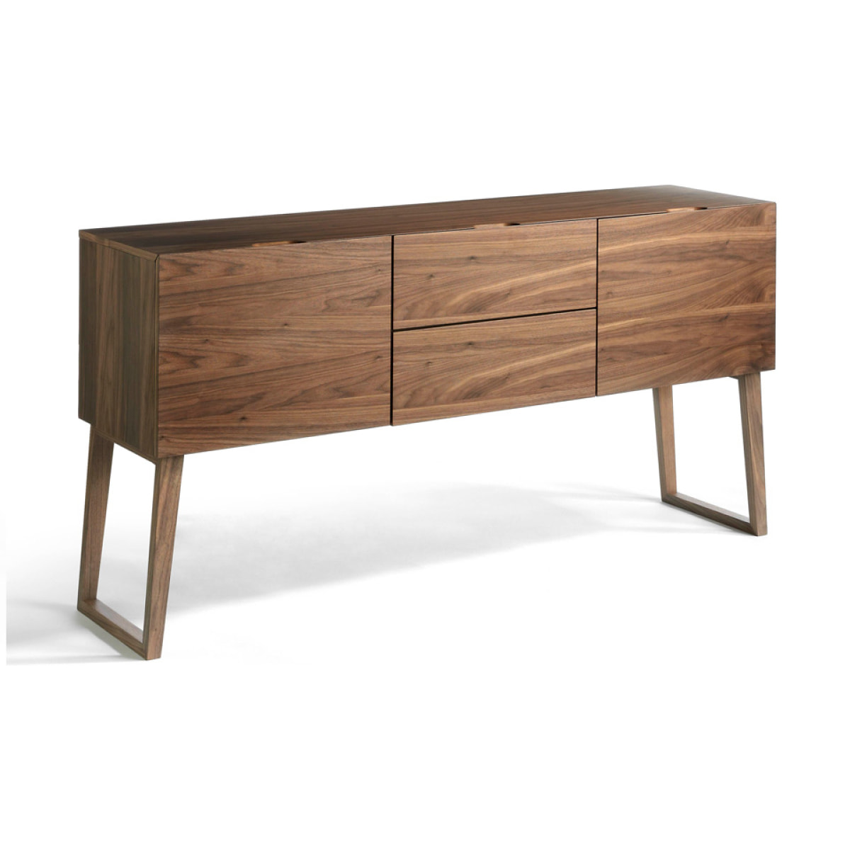 Aparador de Angel Cerda de nogal 160x40x80cm