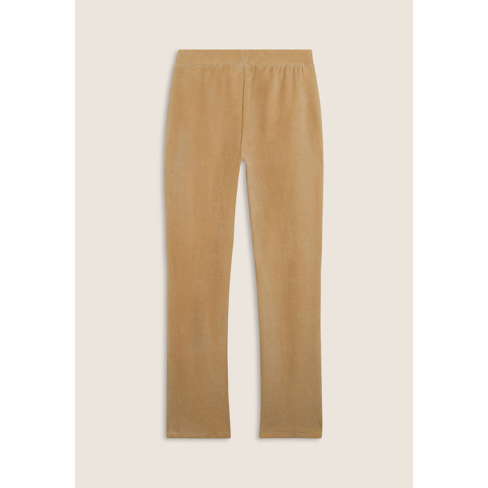 Pantaloni in ciniglia a gamba dritta