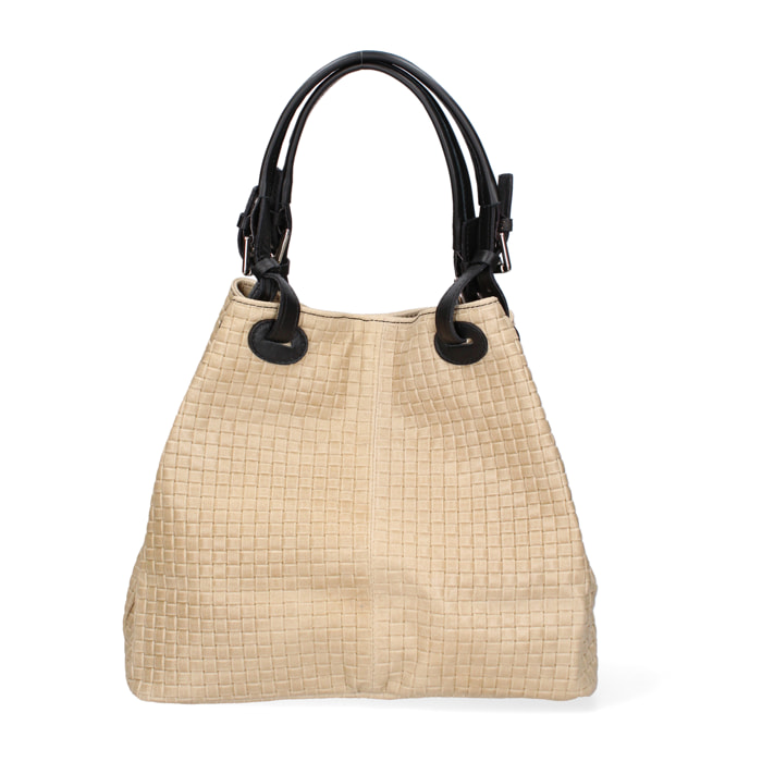 Borsa Shopper da donna - Modello Araminta - Vera Pelle - 32.0 x 29.0 x 17.0 cm