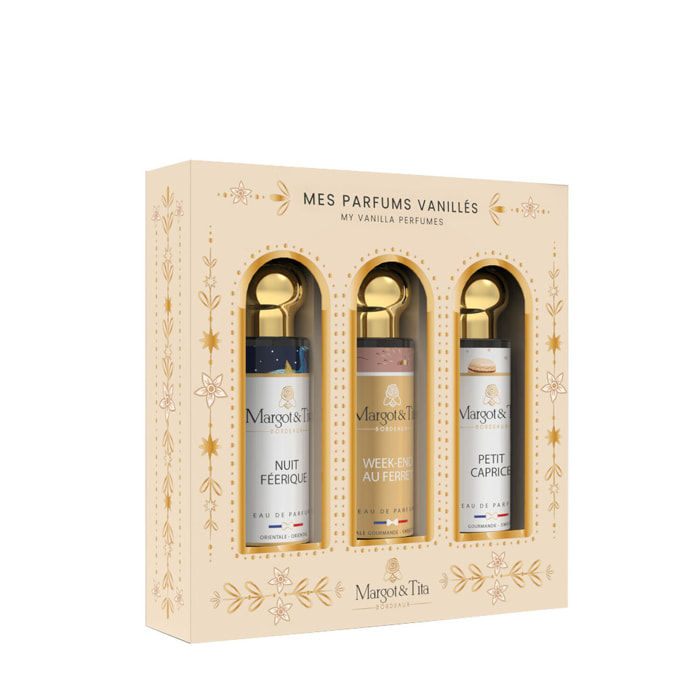 Mes Parfums Vanillés - Coffret Trio Parfums 3 x 30 ml