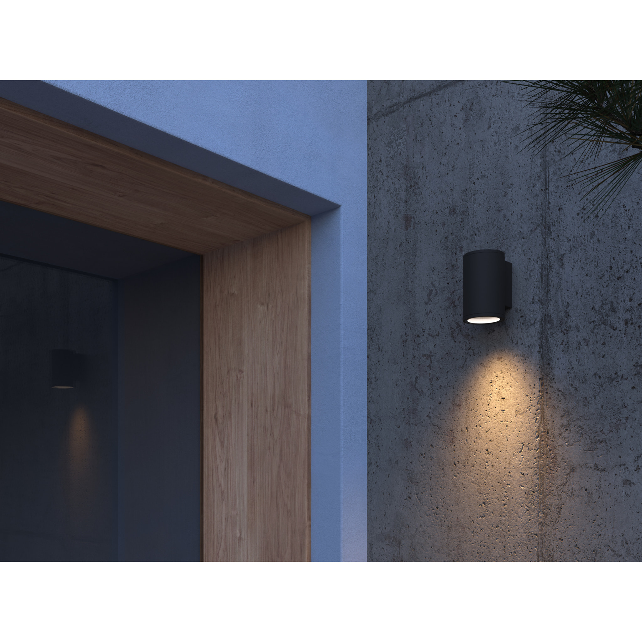 Forlight Aplique Ip54 Orion Single Emission Led 5,6W 3000K Negro 527Lm