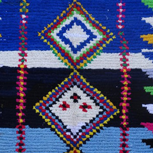 Authentique tapis berbère fait à la main en coton VELO