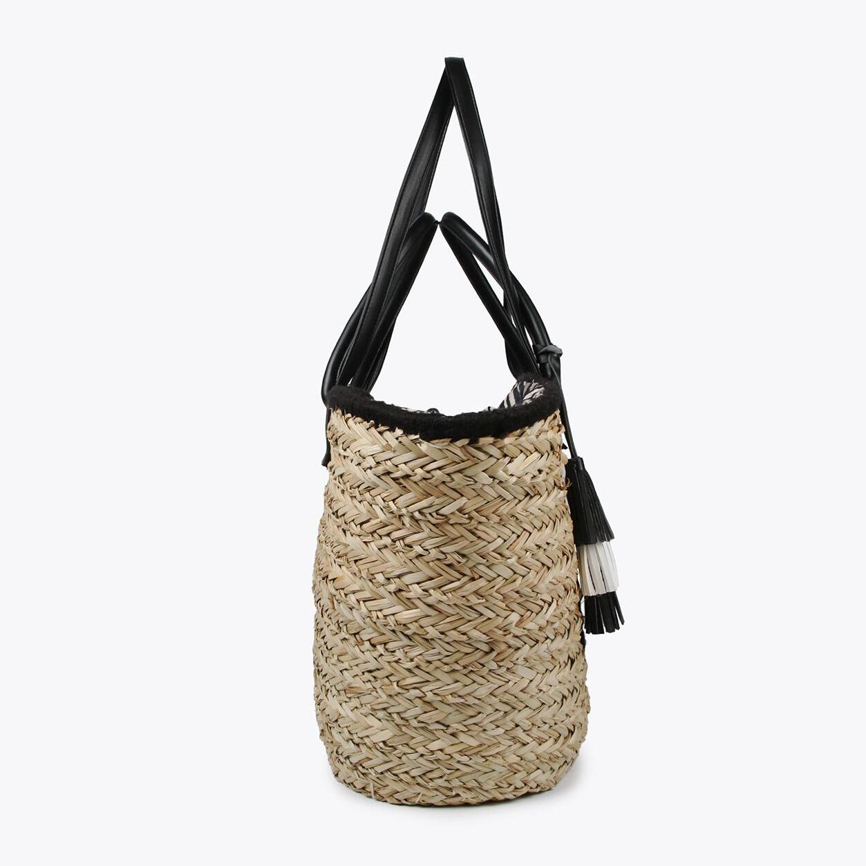 Borsa a cesta tucano ricamato