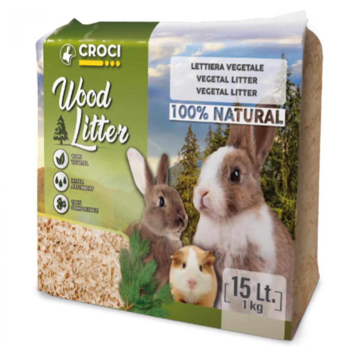 Wood Litter - Lettiera per conigli vegetale - 4 Kg