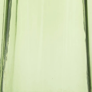 Vase - verre - vert - H32 cm