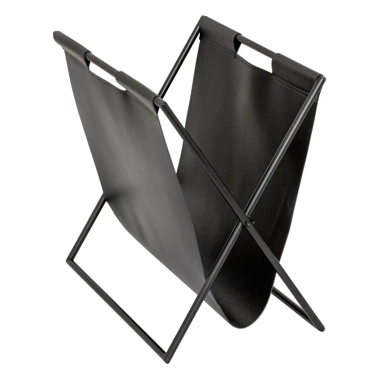Porte-revue "Twis" noir 37x35x22cm