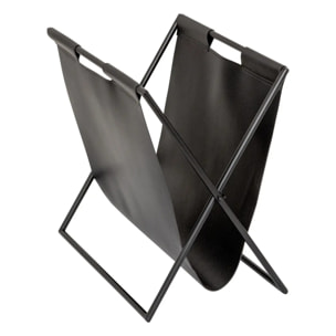 Porte-revue "Twis" noir 37x35x22cm
