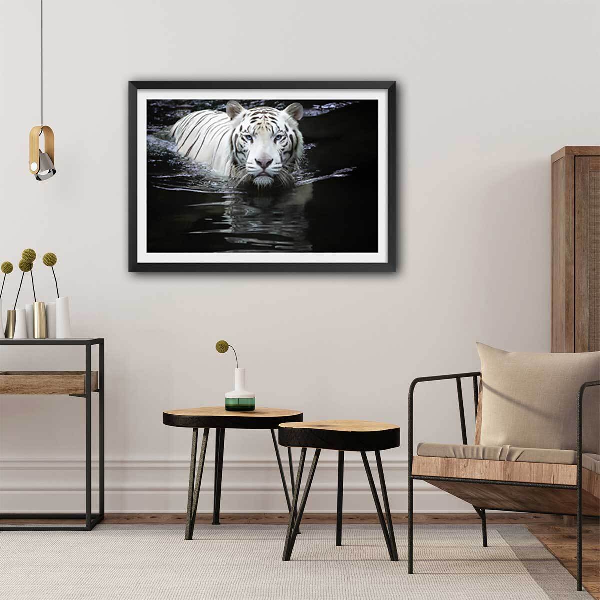 Affiche tigre Regarde moi... Affiche seule