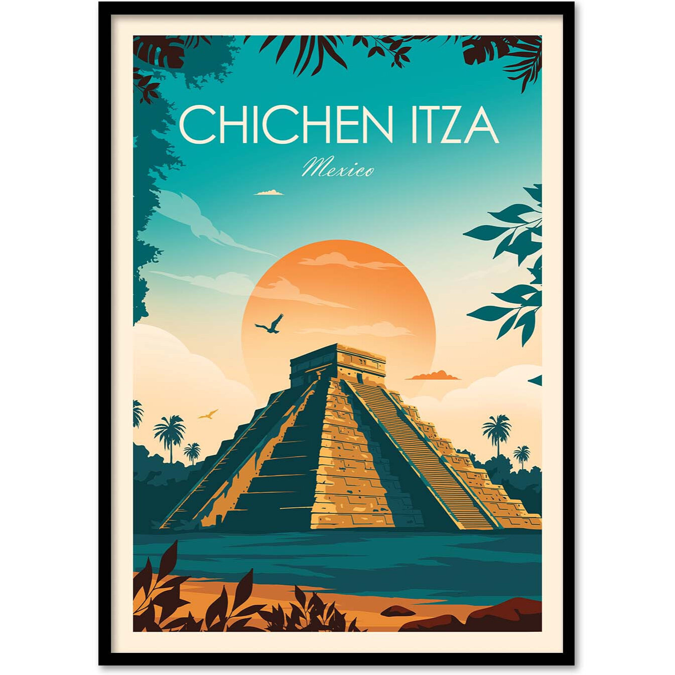 Affiche - Chichen Itza Mexico - Studio Inception