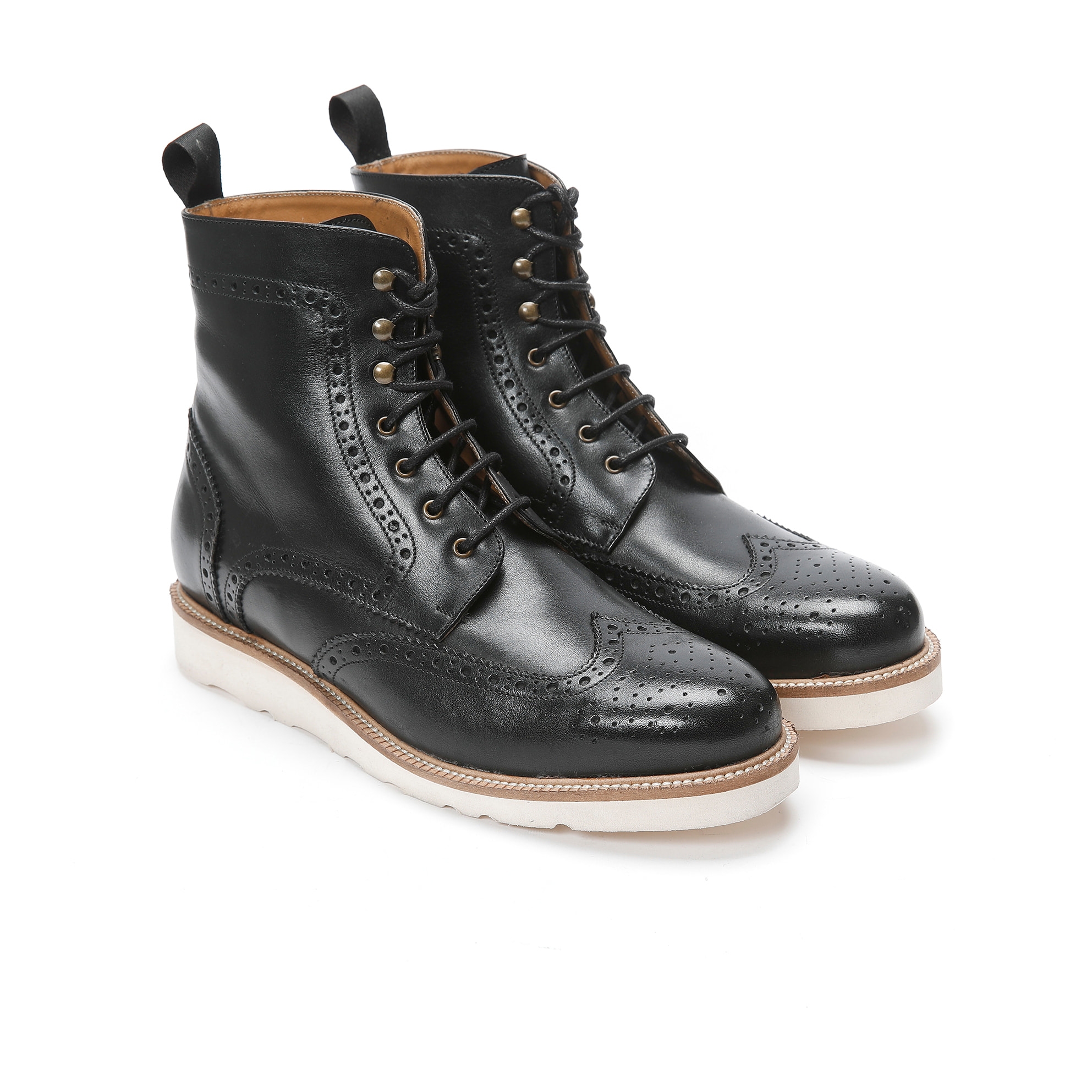 Derby boot British Passport nero