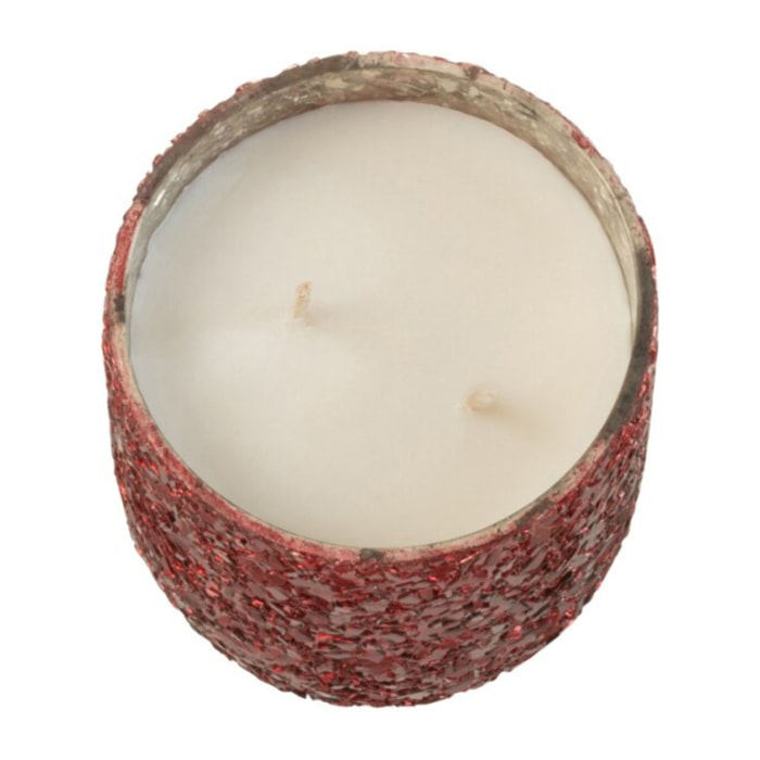 J-Line bougie parfumée Luxuria - Berry Bliss - verre - rouge - small - 40H