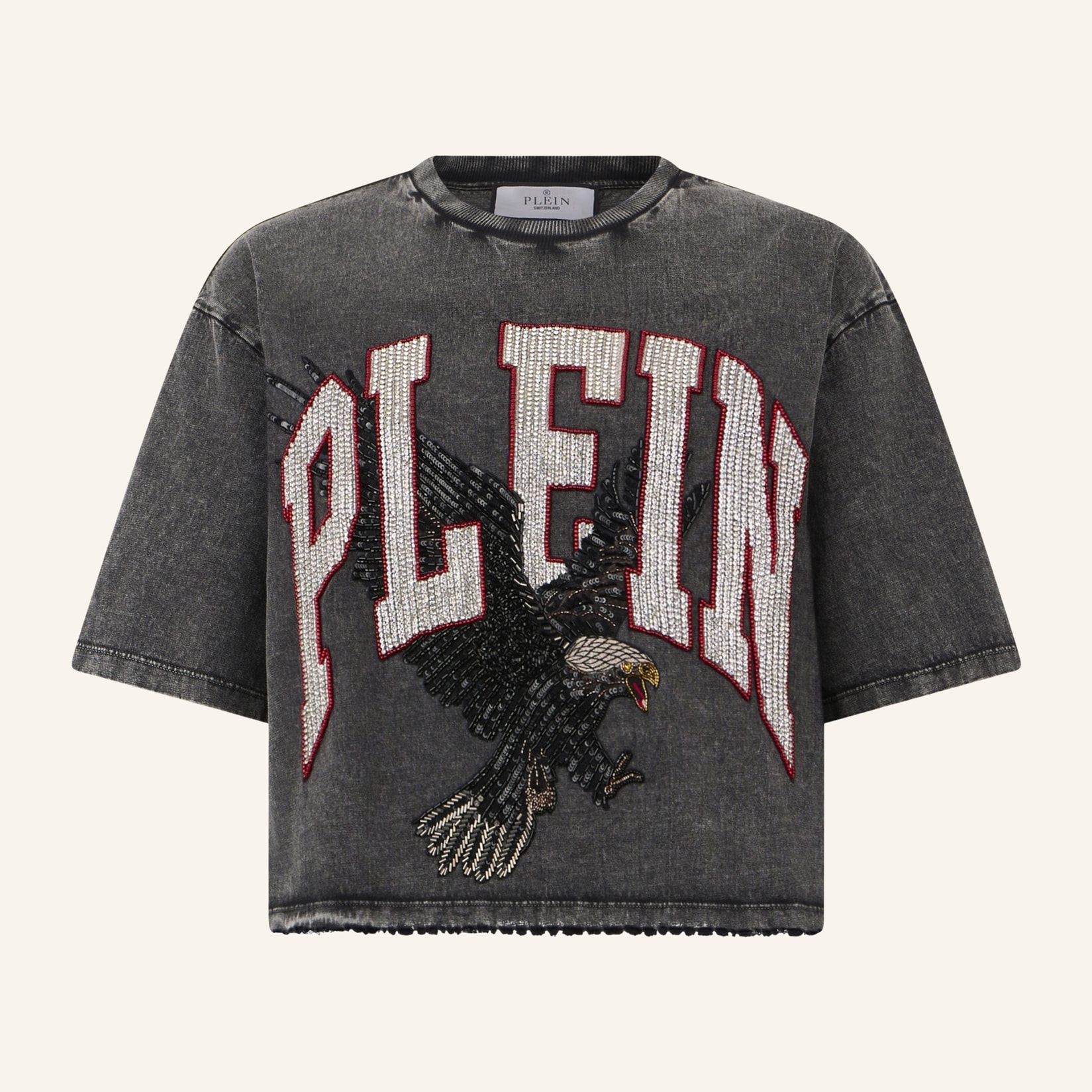 PHILIPP PLEIN Camiseta Cuello Redondo Ss EAGLE