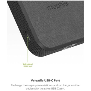 Batterie externe MOPHIE 10000 mAh noir sans fil
