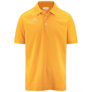 Kappa - Polos Hombre Amarillo - Logo Life Mss
