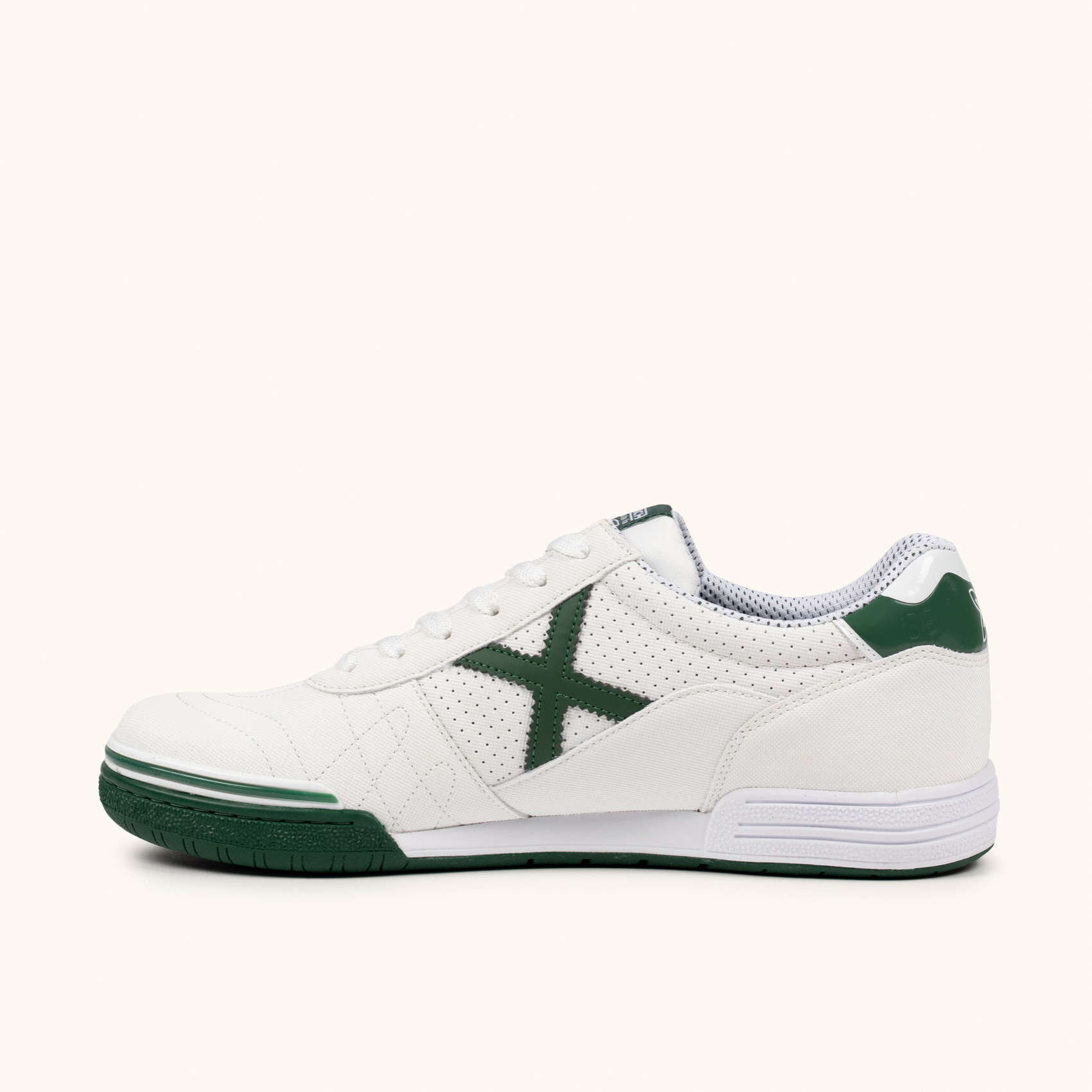 MUNICH G-3 450 Zapatillas de Fútbol Sala con Amortiguación X-Lite Blanco y Verde