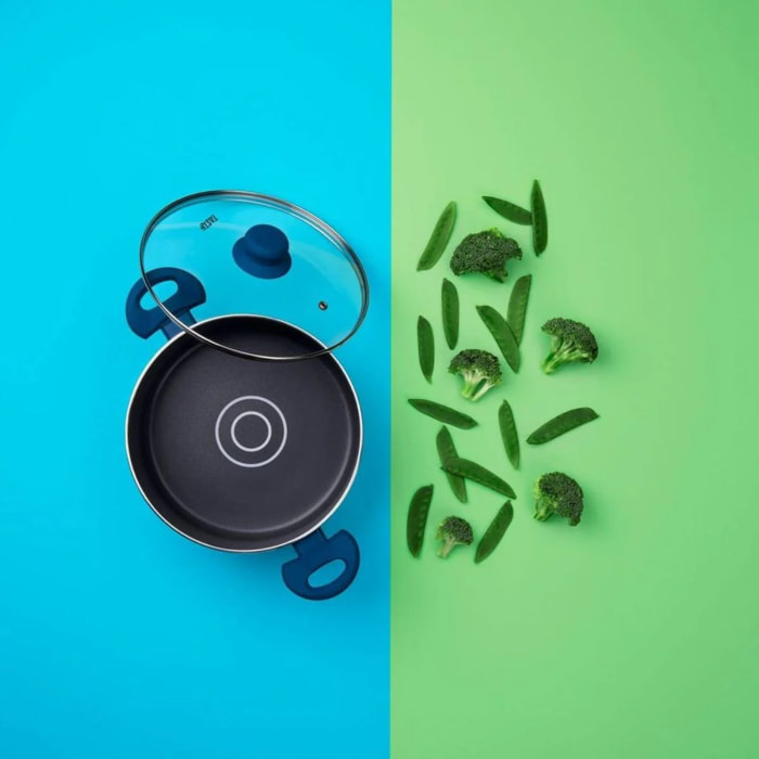 Faitout avec dosage d'huile et couvercle 24 cm Tasty Casserole