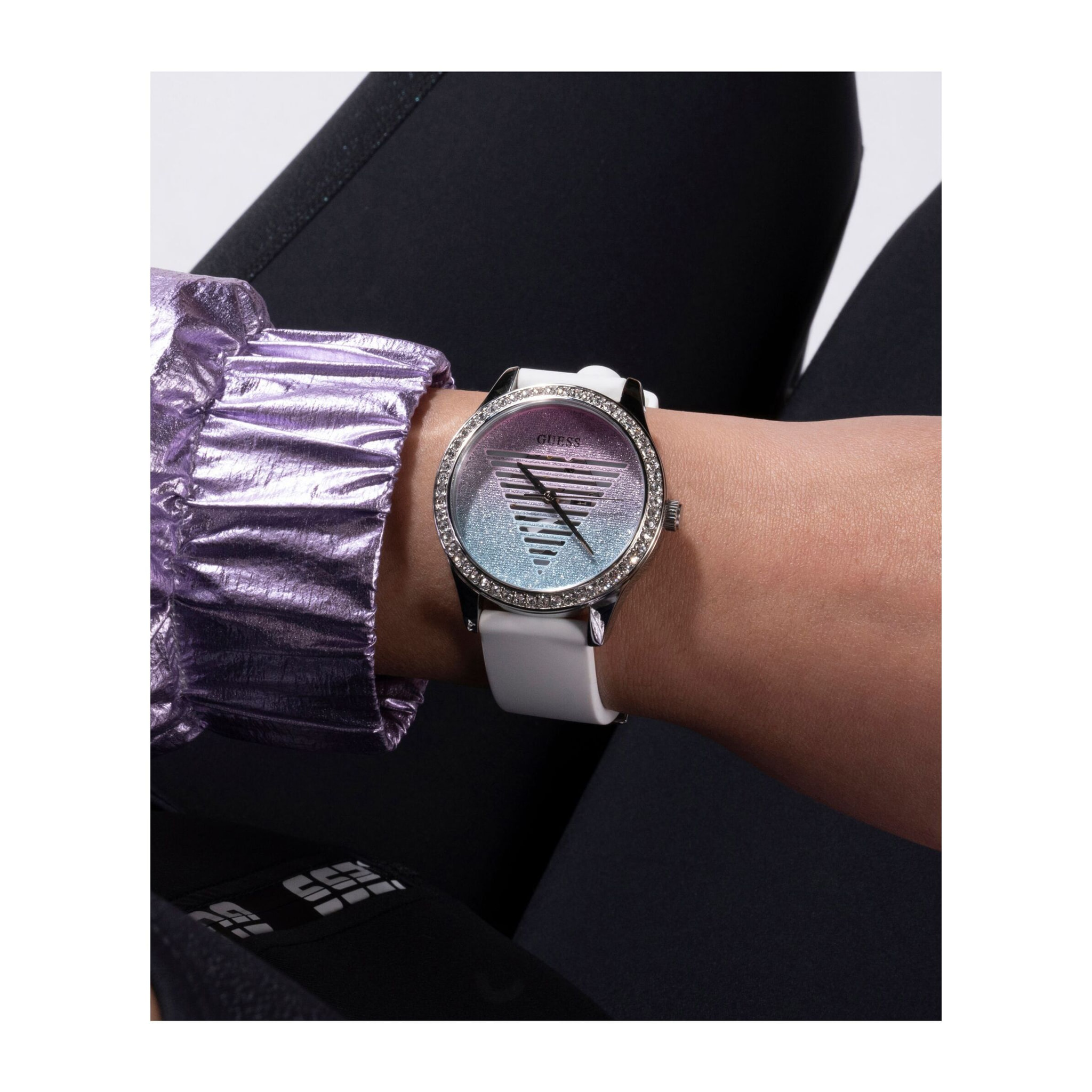 Guess Orologio Analogico Al Quarzo Gt Lady Idol