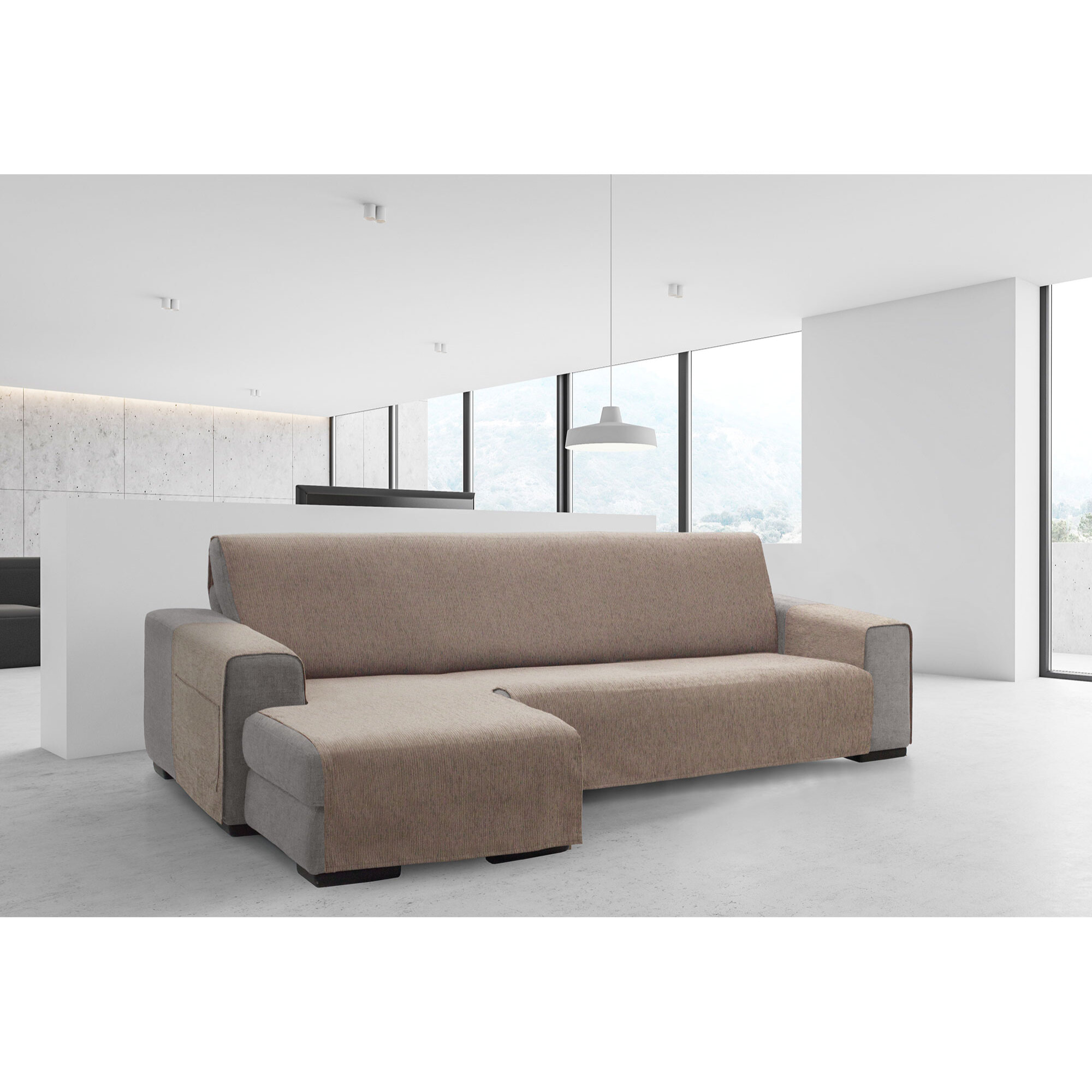 Cubre Sofá Chaise Longue Izquierda modelo PRISCILA