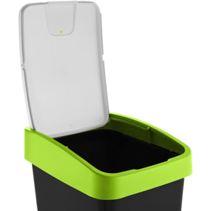 Cubo de la Basura Premium con Tapa Abatible,  Magne, Verde