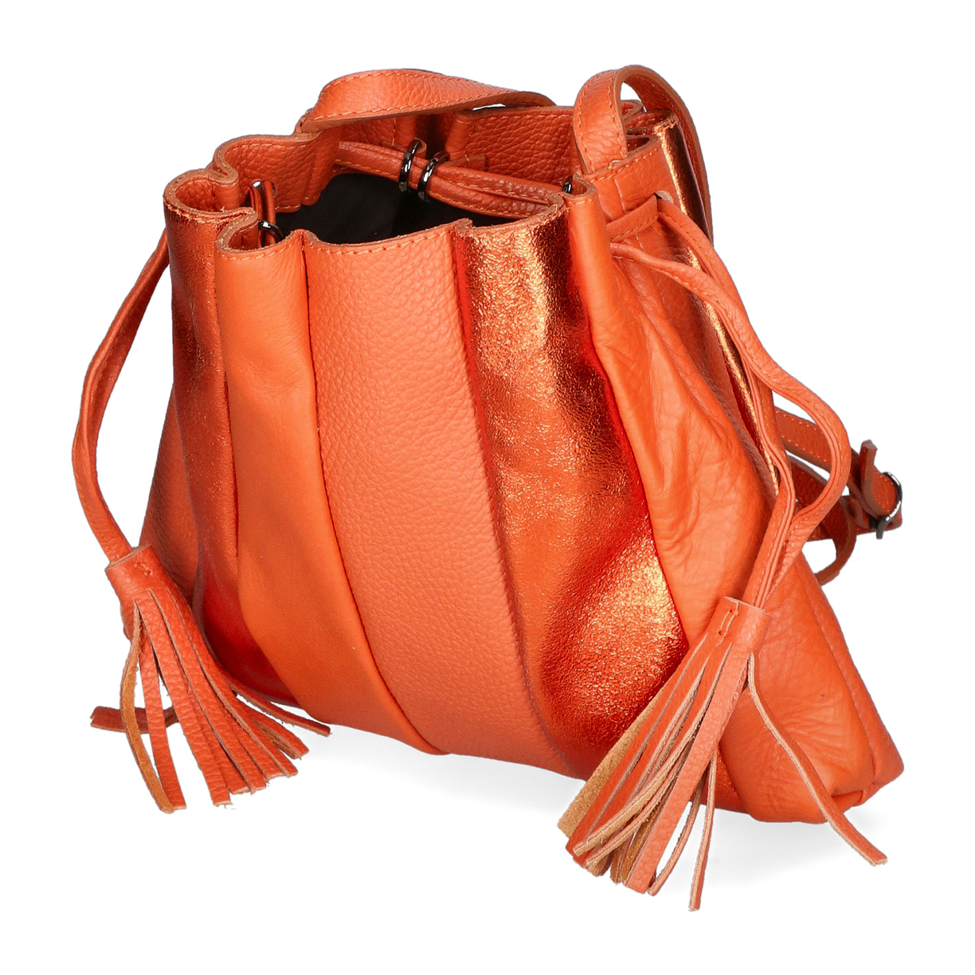 Borsa a tracolla  da donna In Vera pelle Made in Italy 25x21x4 cm