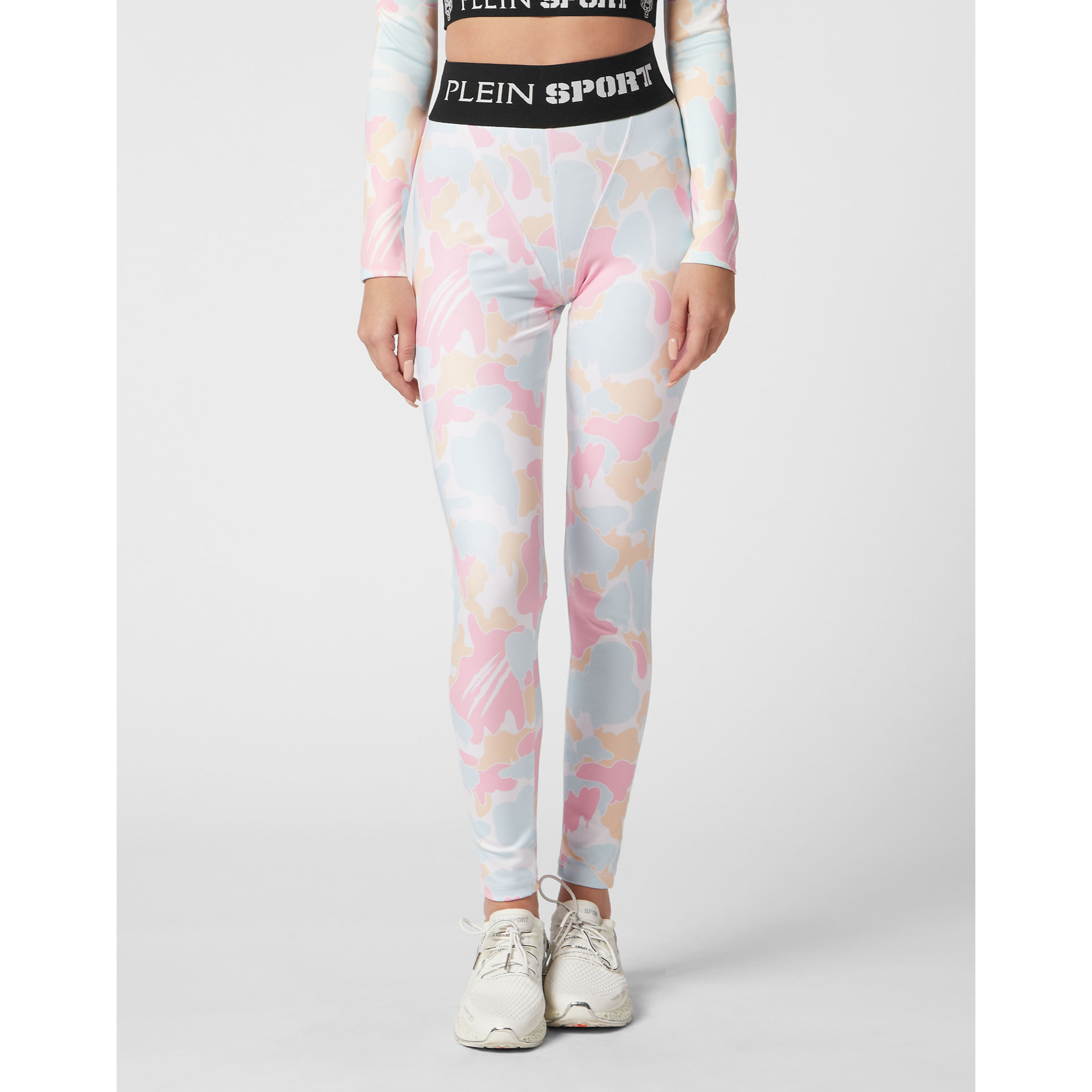 PLEIN SPORT Sport Leggings CAMOUFLAGE