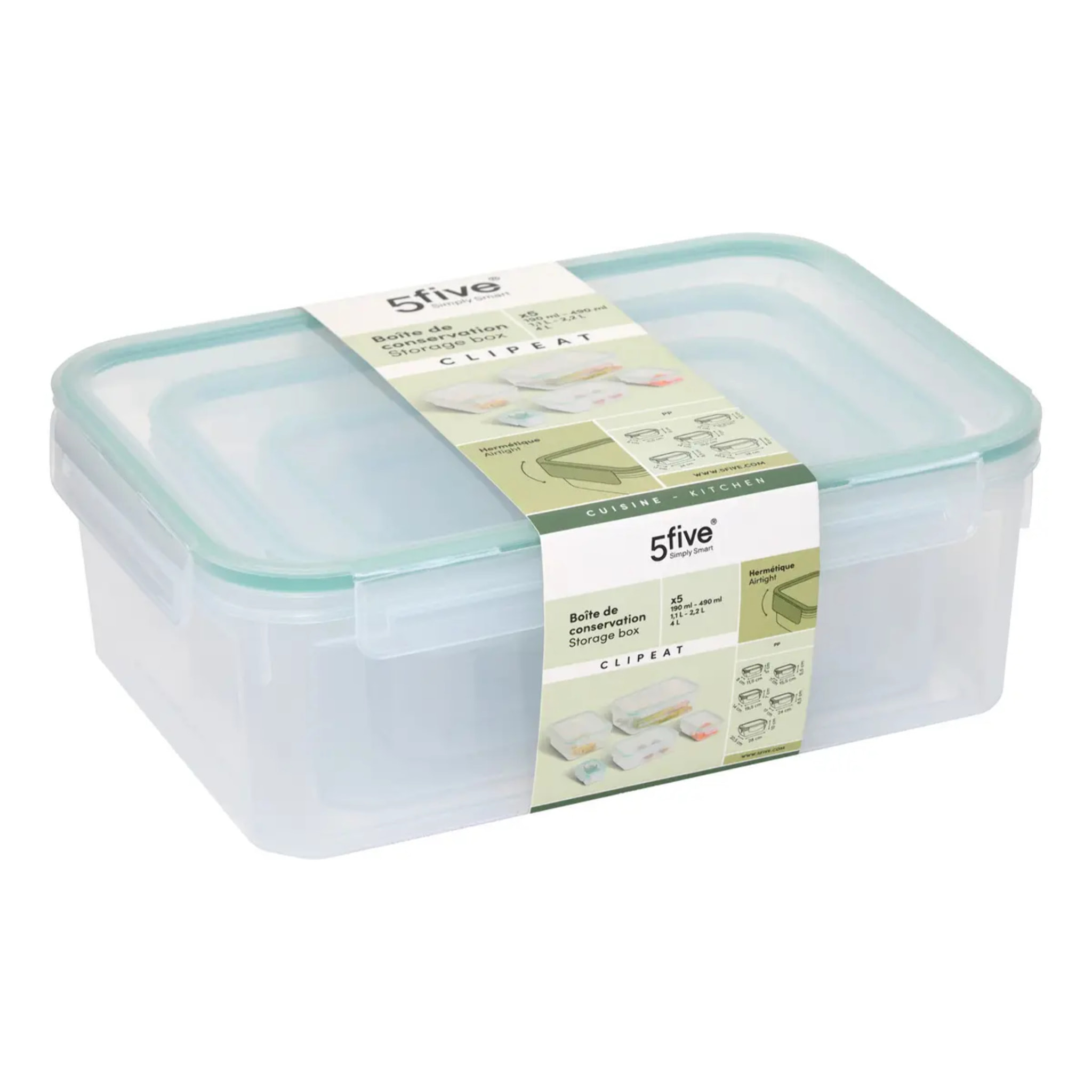Boîte de conservation Clipeat 3,8L