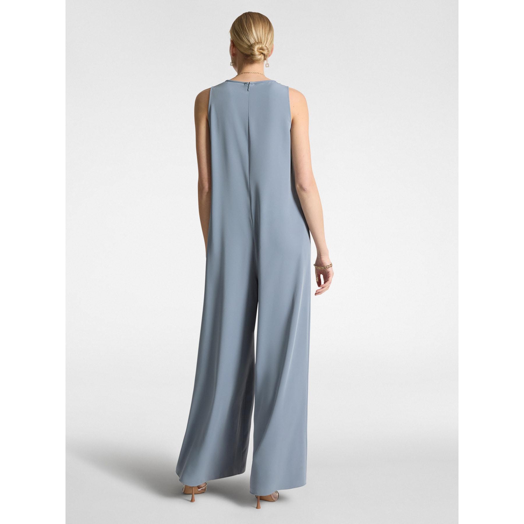 Elena Mirò - Conjunto elegante con chándal y capa. - Gris