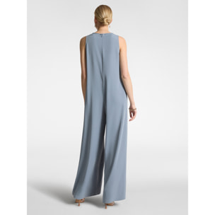 Elena Mirò - Conjunto elegante con chándal y capa. - Gris