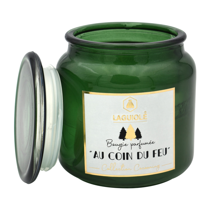 Bougie parfumée au feu de bois - 200g