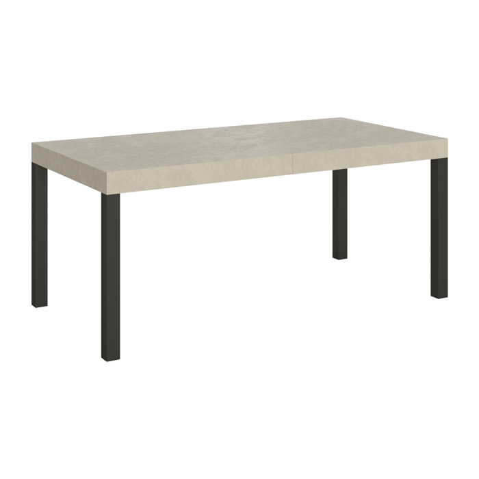 Mesa extensible 90x180/440 cm Everyday cachemira patas antracita