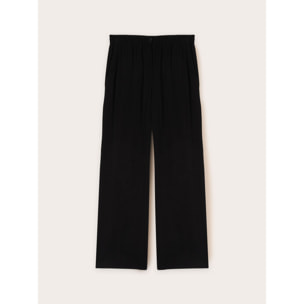 Motivi - Pantaloni fluidi con fondo regolabile - Nero