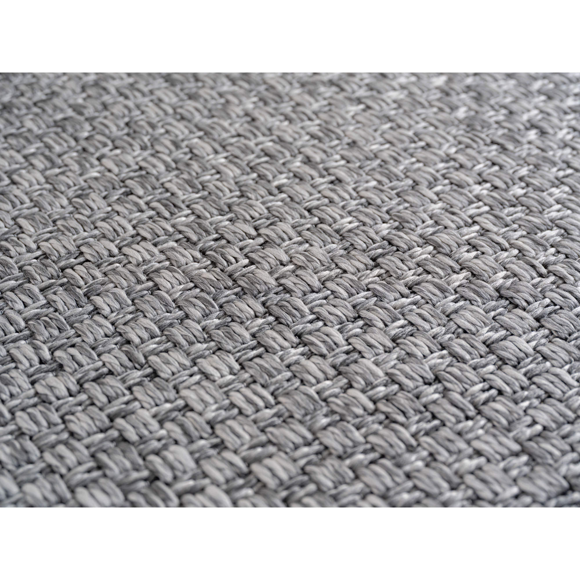 NEREA - Tapis intérieur/extérieur gris, design chic